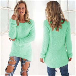 Pullovers 2017 Autumn Winter Women's O-Neck Sweater Female Hedging Loose Pullover Casual Solid Sweaters Wholesale