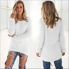 Load image into Gallery viewer, Pullovers 2017 Autumn Winter Women&#39;s O-Neck Sweater Female Hedging Loose Pullover Casual Solid Sweaters Wholesale