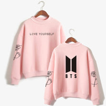 Load image into Gallery viewer, BTS  Love Yourself k pop Women Hoodies Sweatshirts Hoodies outwear Hip-Hop Bangtan boys jimin Clothes KPOP