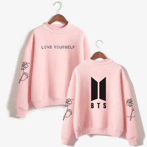 BTS  Love Yourself k pop Women Hoodies Sweatshirts Hoodies outwear Hip-Hop Bangtan boys jimin Clothes KPOP