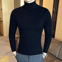 Load image into Gallery viewer, Winter High Neck Thick Warm Sweater Men Turtleneck Brand Mens Sweaters Slim Fit Pullover Men Knitwear Male Double collar