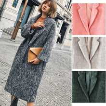 Load image into Gallery viewer, Cthink Good Quality Thicken Long Wool Coat Women Warm Slim Nine Quarter Sleeve Solid Womens Outerwear Fashion Winter Coats Woman