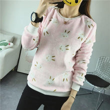 Load image into Gallery viewer, New Women&#39;s Cute Print Hoodie Winter Long Sleeve Casual Sweatshirt Moleton Women&#39;s Oversized Clothing