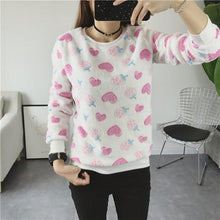 Load image into Gallery viewer, New Women&#39;s Cute Print Hoodie Winter Long Sleeve Casual Sweatshirt Moleton Women&#39;s Oversized Clothing