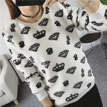 Load image into Gallery viewer, New Women&#39;s Cute Print Hoodie Winter Long Sleeve Casual Sweatshirt Moleton Women&#39;s Oversized Clothing