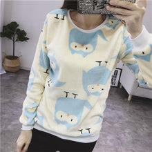 Load image into Gallery viewer, New Women&#39;s Cute Print Hoodie Winter Long Sleeve Casual Sweatshirt Moleton Women&#39;s Oversized Clothing