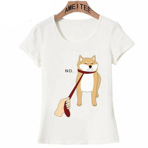 New Fashion Shiba Inu No Print T-shirt