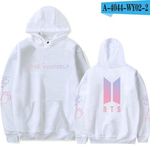 Load image into Gallery viewer, LUCKYFRIDAYF Harajuku BTS Kpop Love Yourself felpe roupas Sweatshirt Bangtan Boys Hoodies Women Clothing oversized hoodie 4xl