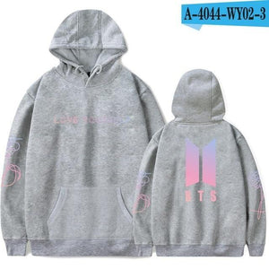 LUCKYFRIDAYF Harajuku BTS Kpop Love Yourself felpe roupas Sweatshirt Bangtan Boys Hoodies Women Clothing oversized hoodie 4xl