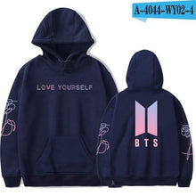 Load image into Gallery viewer, LUCKYFRIDAYF Harajuku BTS Kpop Love Yourself felpe roupas Sweatshirt Bangtan Boys Hoodies Women Clothing oversized hoodie 4xl