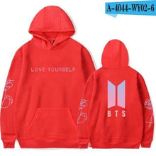 Load image into Gallery viewer, LUCKYFRIDAYF Harajuku BTS Kpop Love Yourself felpe roupas Sweatshirt Bangtan Boys Hoodies Women Clothing oversized hoodie 4xl