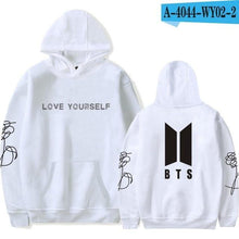 Load image into Gallery viewer, LUCKYFRIDAYF Harajuku BTS Kpop Love Yourself felpe roupas Sweatshirt Bangtan Boys Hoodies Women Clothing oversized hoodie 4xl