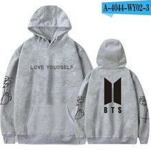 Load image into Gallery viewer, LUCKYFRIDAYF Harajuku BTS Kpop Love Yourself felpe roupas Sweatshirt Bangtan Boys Hoodies Women Clothing oversized hoodie 4xl