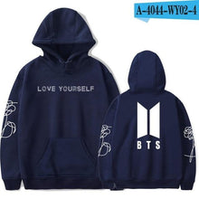 Load image into Gallery viewer, LUCKYFRIDAYF Harajuku BTS Kpop Love Yourself felpe roupas Sweatshirt Bangtan Boys Hoodies Women Clothing oversized hoodie 4xl