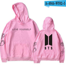 Load image into Gallery viewer, LUCKYFRIDAYF Harajuku BTS Kpop Love Yourself felpe roupas Sweatshirt Bangtan Boys Hoodies Women Clothing oversized hoodie 4xl