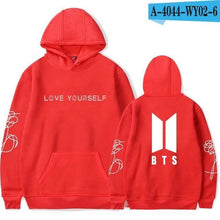 Load image into Gallery viewer, LUCKYFRIDAYF Harajuku BTS Kpop Love Yourself felpe roupas Sweatshirt Bangtan Boys Hoodies Women Clothing oversized hoodie 4xl