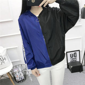 Jackets Women 2018 New Women's Basic Jacket Fashion Thin Girl Windbreaker Outwear Bomber Female Baseball Women Men Coat