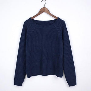 Autumn winter women sweaters and pullovers korean style long sleeve casual crop sweater slim solid knitted jumpers sweter mujer