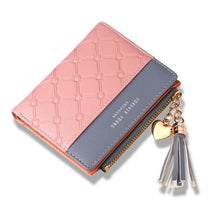 Load image into Gallery viewer, Leather Small Wallet Women Luxury Brand Famous Mini Women Wallets