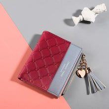 Load image into Gallery viewer, Leather Small Wallet Women Luxury Brand Famous Mini Women Wallets