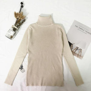 Womens Sweaters Winter Tops Turtleneck Sweater Women Thin Pullover Jumper Knitted Sweater Pull Femme Hiver Truien Dames New