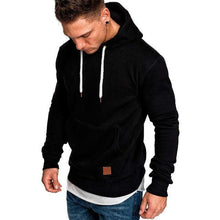 Load image into Gallery viewer, sweatshirt men NEW hoodies brand male long sleeve solid hoodie men black red big size poleron hombre #0301 25