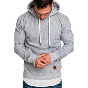 sweatshirt men NEW hoodies brand male long sleeve solid hoodie men black red big size poleron hombre #0301 25