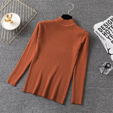 Load image into Gallery viewer, Winter Knitting Sweater Pullovers Women Long Sleeve Tops Turtleneck Knitted Sweater Chic Woman Clothes Female Casual Streetwear