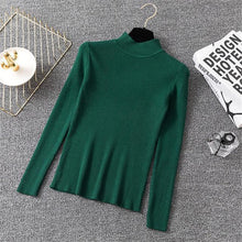 Load image into Gallery viewer, Winter Knitting Sweater Pullovers Women Long Sleeve Tops Turtleneck Knitted Sweater Chic Woman Clothes Female Casual Streetwear