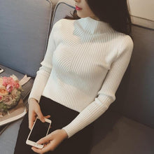 Load image into Gallery viewer, New Women&#39;s Turtleneck Sweater Women Sweaters Fashion Jersey Women Winter Autumn Pullover Women Sweater Jumper Truien Dames