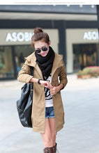 Load image into Gallery viewer, New Fashion Plus Size Women Coat Spring Autumn Casual Hooded