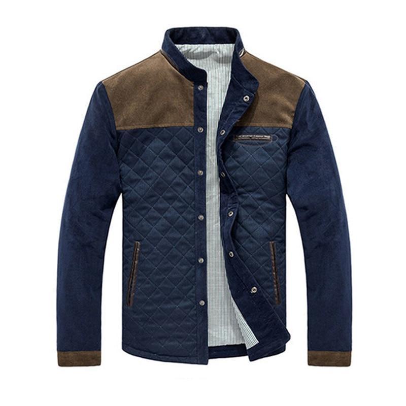 2019 Hot Sale Spring Autumn Men Casual Outwear Jacket Patchwork Coat Men Size M-3XL