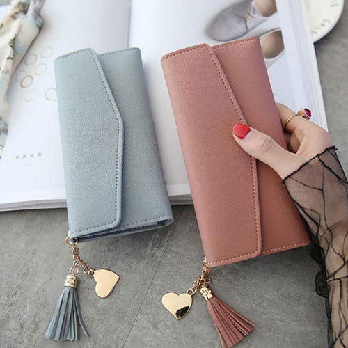 Fashion Womens Wallets Simple Zipper Purses