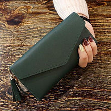 Load image into Gallery viewer, Fashion Womens Wallets Simple Zipper Purses