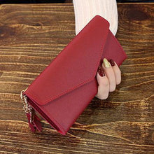 Load image into Gallery viewer, Fashion Womens Wallets Simple Zipper Purses