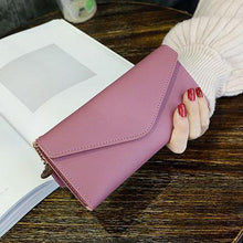 Load image into Gallery viewer, Fashion Womens Wallets Simple Zipper Purses