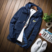 Load image into Gallery viewer, New 2019 Autumn winter jacket men thin jackets men casual lover jacket hip hop windbreaker hooded jacket coat zipper parka men