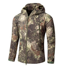 Load image into Gallery viewer, Men&#39;s Army Camouflage Jacket and Coat Military Tactical Jacket Winter Waterproof Soft Shell Jackets Windbreaker Hunt Clothes