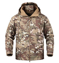 Load image into Gallery viewer, Men&#39;s Army Camouflage Jacket and Coat Military Tactical Jacket Winter Waterproof Soft Shell Jackets Windbreaker Hunt Clothes