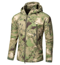 Load image into Gallery viewer, Men&#39;s Army Camouflage Jacket and Coat Military Tactical Jacket Winter Waterproof Soft Shell Jackets Windbreaker Hunt Clothes