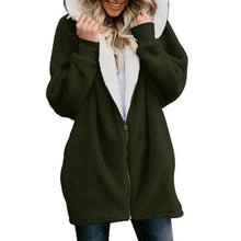 Load image into Gallery viewer, Women&#39;s Jackets Winter Coat Women Cardigans Ladies Warm Jumper Fleece Faux Fur Coat Hoodie Outwear manteau Femme Plus size 5XL