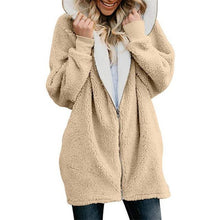 Load image into Gallery viewer, Women&#39;s Jackets Winter Coat Women Cardigans Ladies Warm Jumper Fleece Faux Fur Coat Hoodie Outwear manteau Femme Plus size 5XL