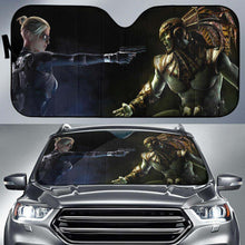 Load image into Gallery viewer, Cassie Cage vs Kotal Kahn Mortal Kombat X Auto Sun Shade For Fan