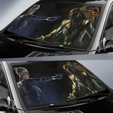 Load image into Gallery viewer, Cassie Cage vs Kotal Kahn Mortal Kombat X Auto Sun Shade For Fan